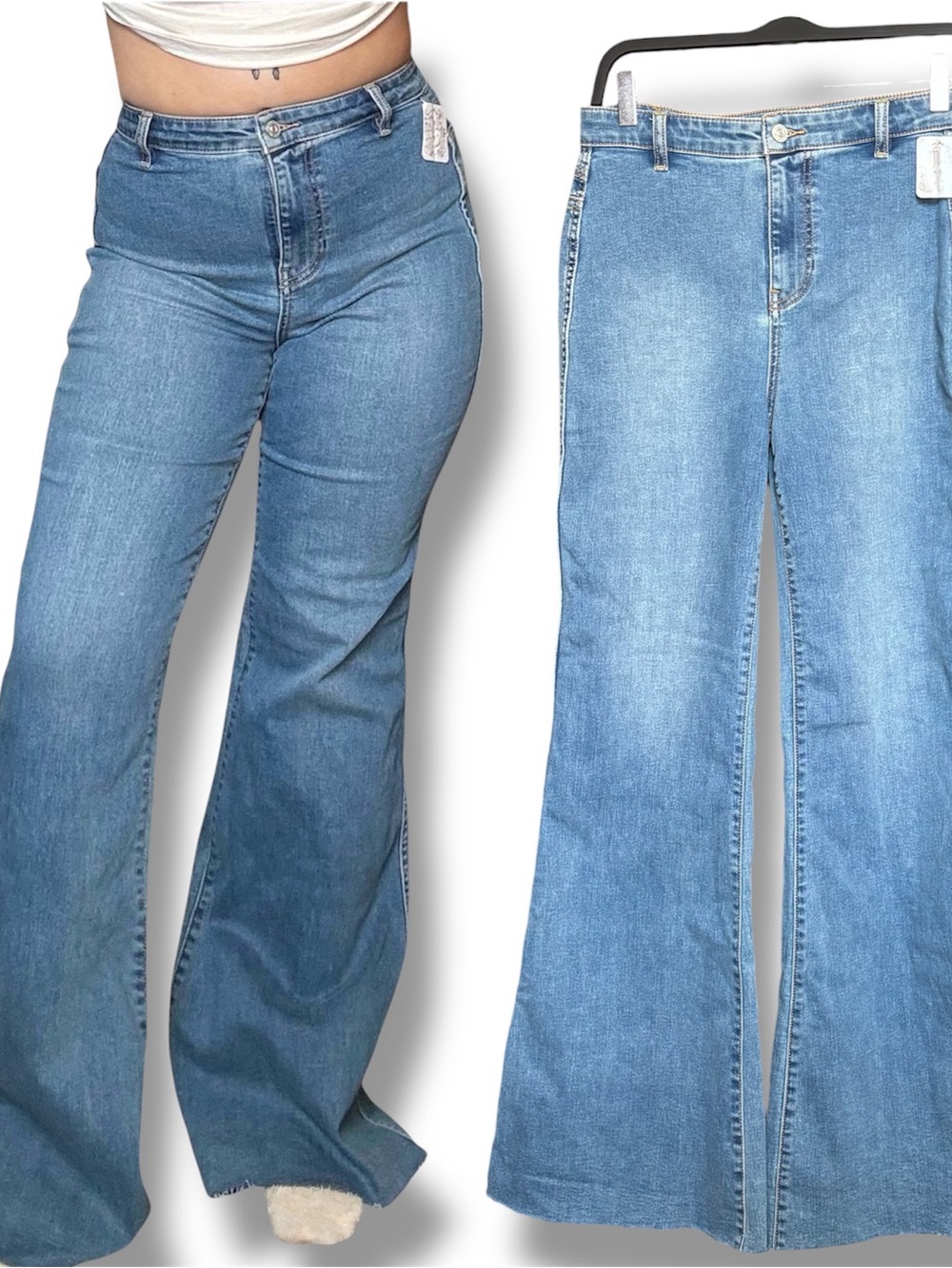 Free People CRVY flares